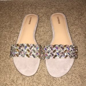 express jeweled sandals